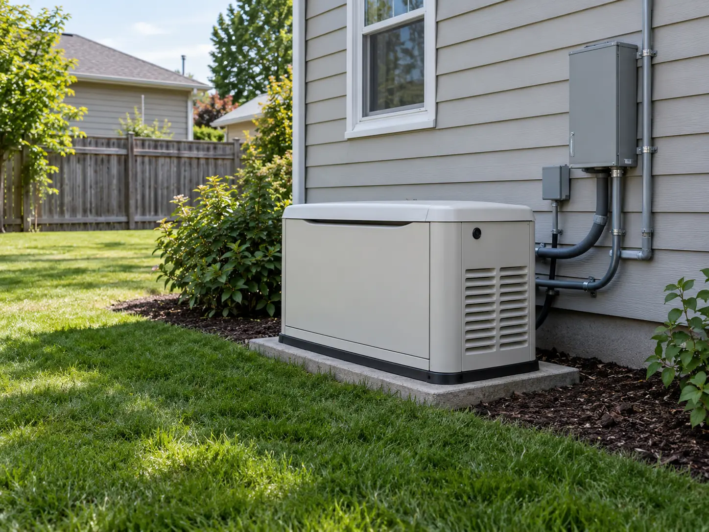 Generator installation Woodbridge — transfer switch backup power