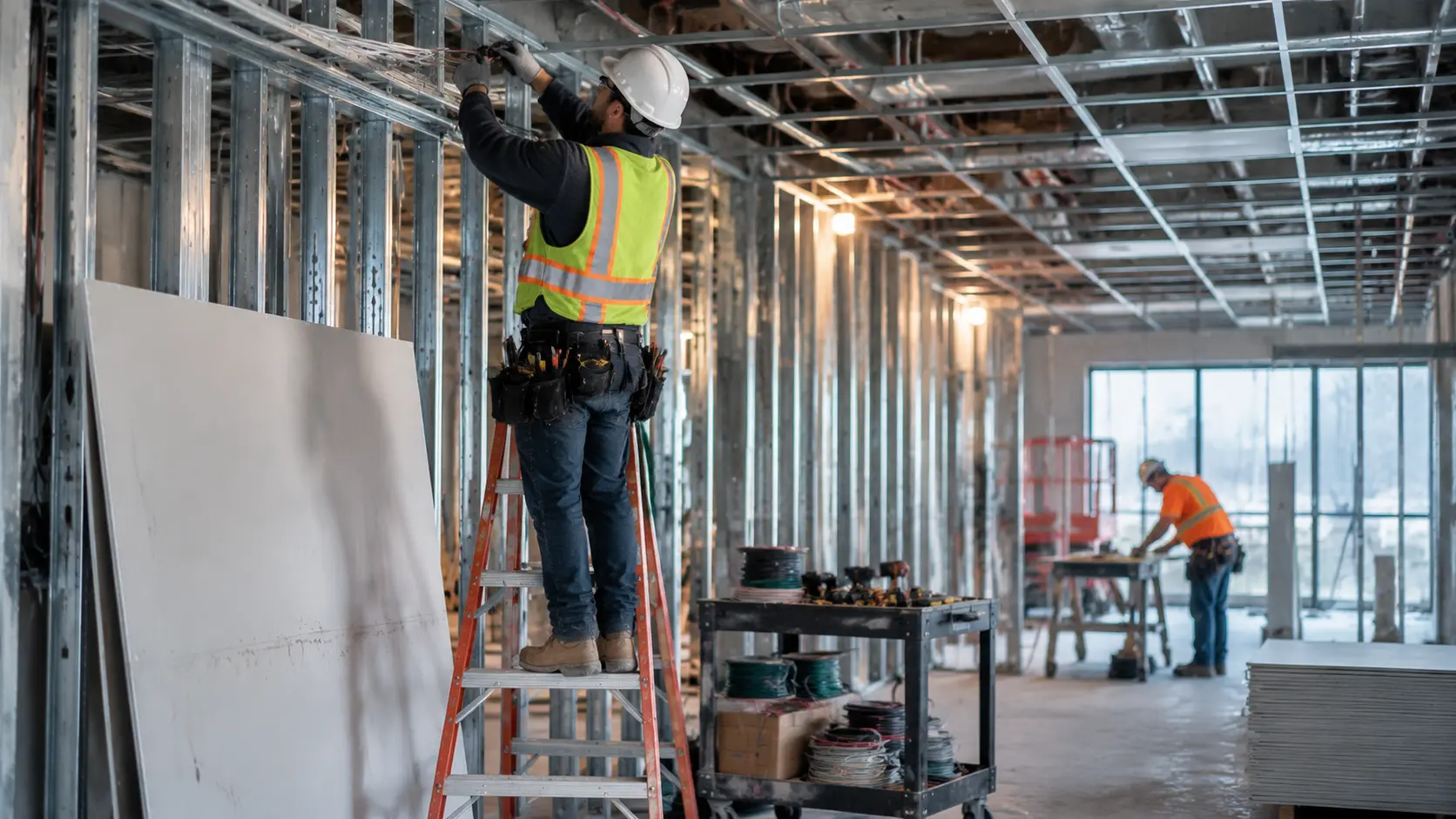Commercial electrician Woodbridge — panel wiring installation