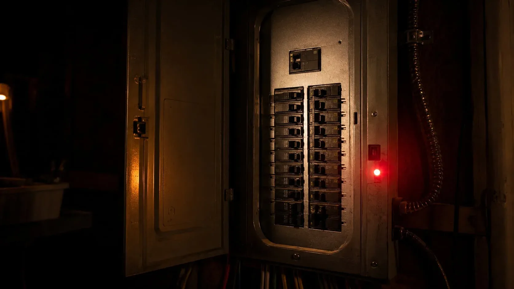 Electrical panel upgrade Woodbridge — old panel flickering lights